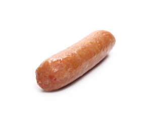 Sausage isolated on white background
