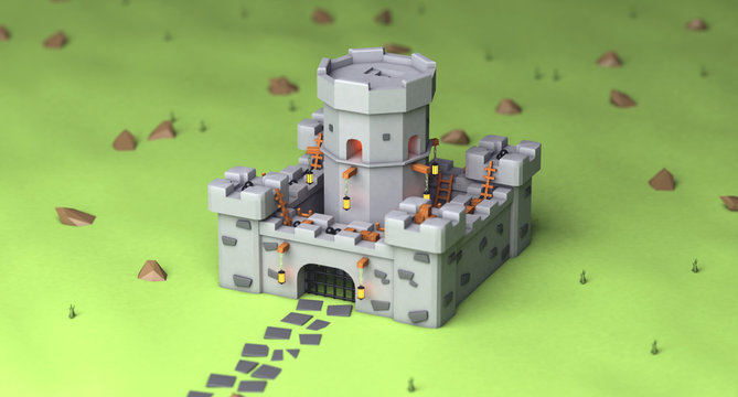 Castillo Lowpoly