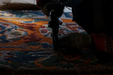 manufacture of oriental carpet