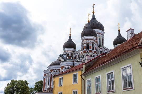 St. Alexander Nevsky Cathedral in Tallinn, Estonia