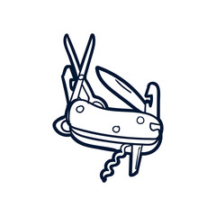 army knife doodle art