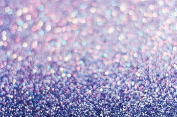 blue background of glitter, blurred, defocused festive, Christmas