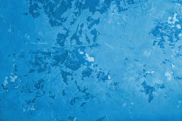 Abstract grunge blue concrete wall texture background.