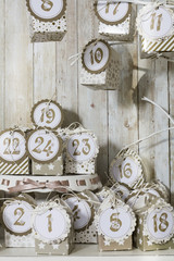 Kalendarz adwent cyfry 1-24