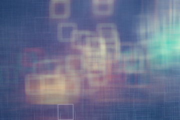 Obraz premium wielokolorowe abstrakcyjne tło sieci / nowoczesne tło technologiczne, abstrakcja niewyraźne niezwykłe pojęcie prędkości