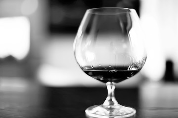 black and white wine glass / concept alcohol, glass glasses with wine, poster beautiful for interior