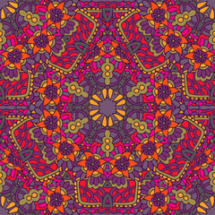ethnic vector seamless pattern mandala design surface