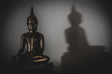 peaceful skinny buddha