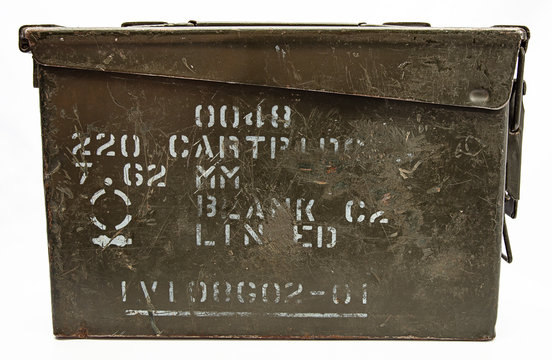 Vintage munitions box