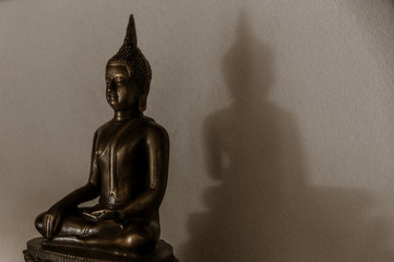 peaceful skinny buddha