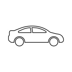 Line icon- car symbol for web site design, logo, app, UI. Vector illustration, EPS10