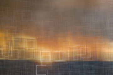 multicolored abstract network background / modern technological background, abstraction blurred unusual concept speed