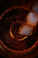 alcoholic orange cocktail in a glass aperol