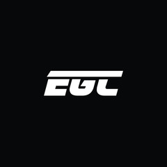 Minimal Letters EGC Logo Design