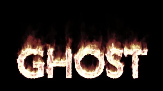 Animated burning or engulf in flames all caps text hell. Fire has transparency and isolated and easy to loop. Mask included.