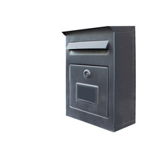 Black mail BOX isolated on white background