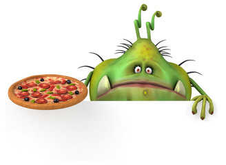 Fun germ - 3D Illustration