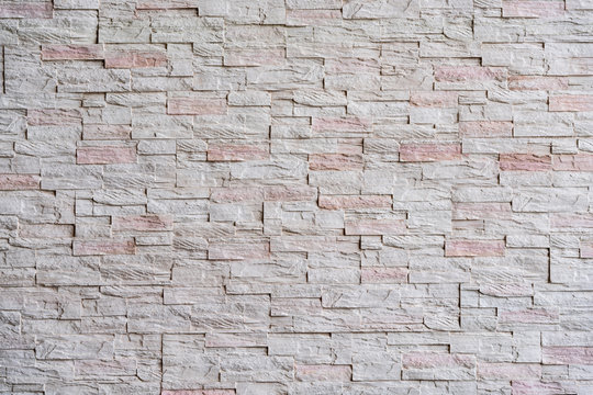 white stone wall brick texture background