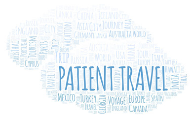 Patient Travel word cloud.