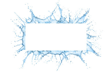 Water splash frame