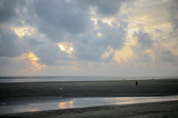 Obraz premium cox's bazar sea beach