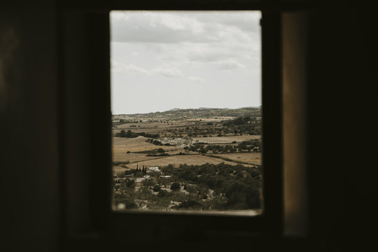 Fototapeta view from window