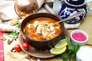 bowl of vegetable soup