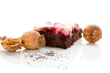 Poppy seed cake.