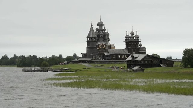 Kizhi island Russia old wooden architecture