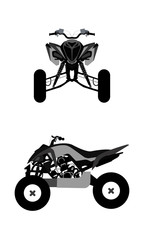 set of motorcycle views