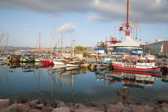 Eilat marina, Israel 