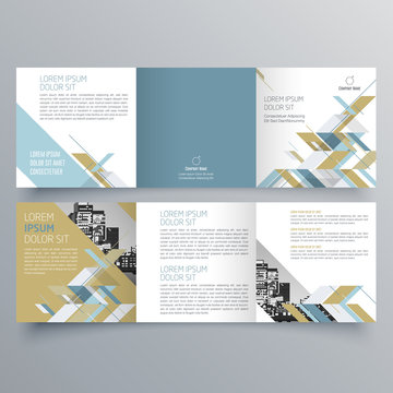 Brochure design, brochure template, creative tri-fold, trend brochure