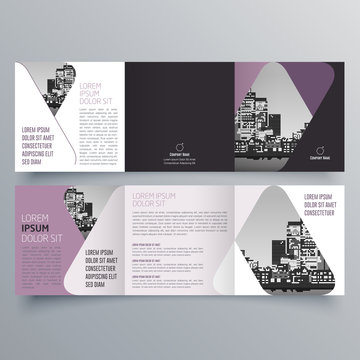 Brochure design, brochure template, creative tri-fold, trend brochure