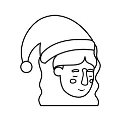 head of woman sleeping avatar character
