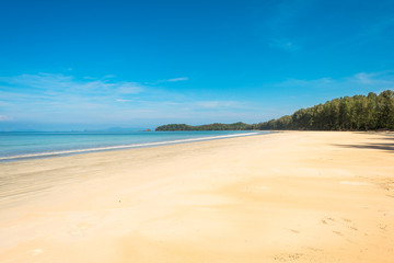 The island of Ko Phayam and the dreamlike long beach named Ao Yai on the south-west side of the beautiful island in the Andaman sea