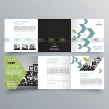 Brochure design, brochure template, creative tri-fold, trend brochure