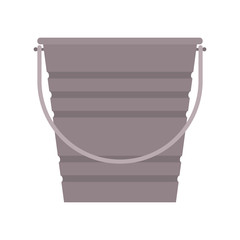 cute bucket isolated icon