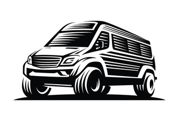 min bus adventure car logo template © Noctwork