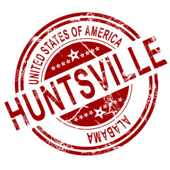 Red Huntsville stamp