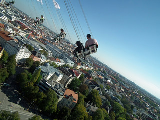 riesenkarussell auf dem oktoberfest
