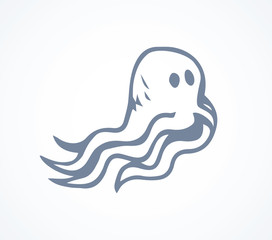 Fototapeta premium Octopus. Vector drawing