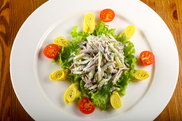 Tongue salad