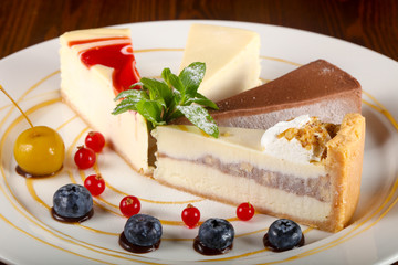 Cheesecake assortment