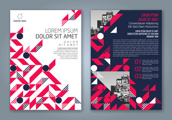 Abstract minimal geometric shapes polygon design background for business annual report book cover brochure flyer poster