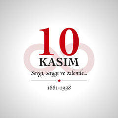  10 November  Mustafa Kemal Ataturk death anniversary. 10 kasim anma gunu.
