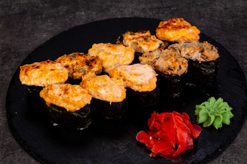 Japanese sushi set