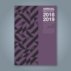 Abstract minimal geometric shapes polygon design background for business annual report book cover brochure flyer poster