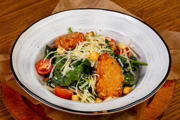 Traditional Caesar salad