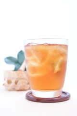 fruit punch and herb mocktail