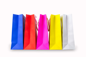 shopping bag  and copy space for plain text or product